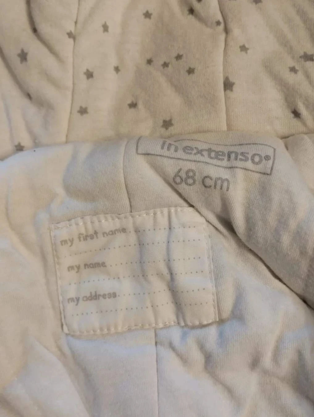 Fluffy grey jumpsuit, soft exterior, In extenso 6/9 months – photo 6